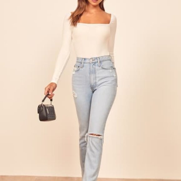Reformation Tops - Reformation Gaia Bodysuit